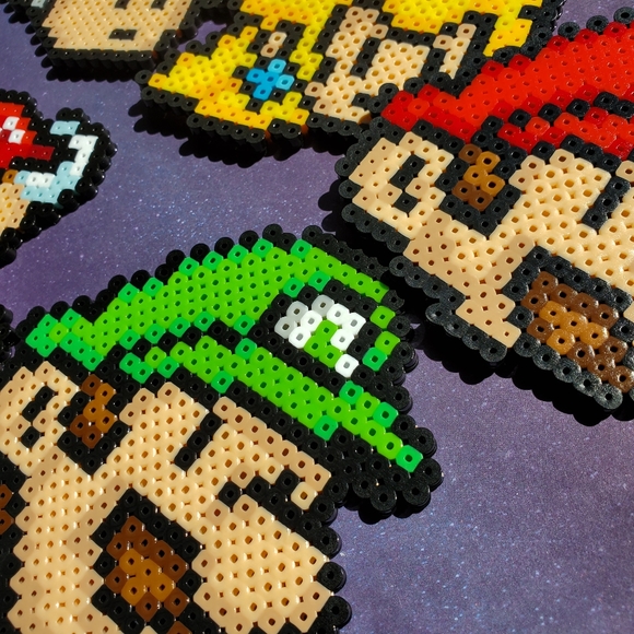 Paper Mario Magnets - Handmade Nerdy Home Decor - Picture 2 of 7